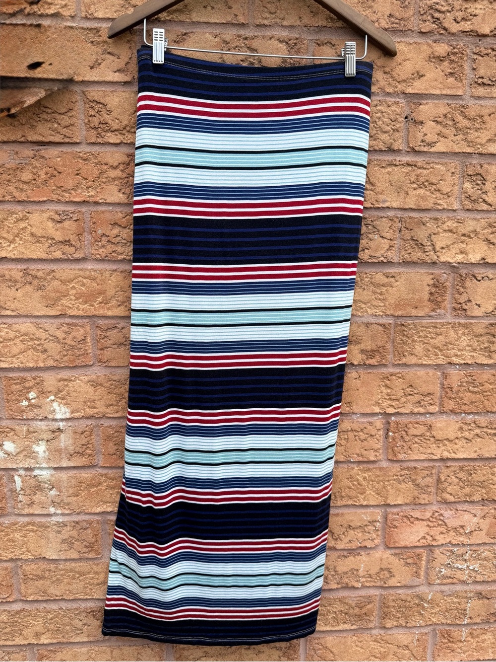 4/$25 • George Striped Maxi Elastic Waist Skirt